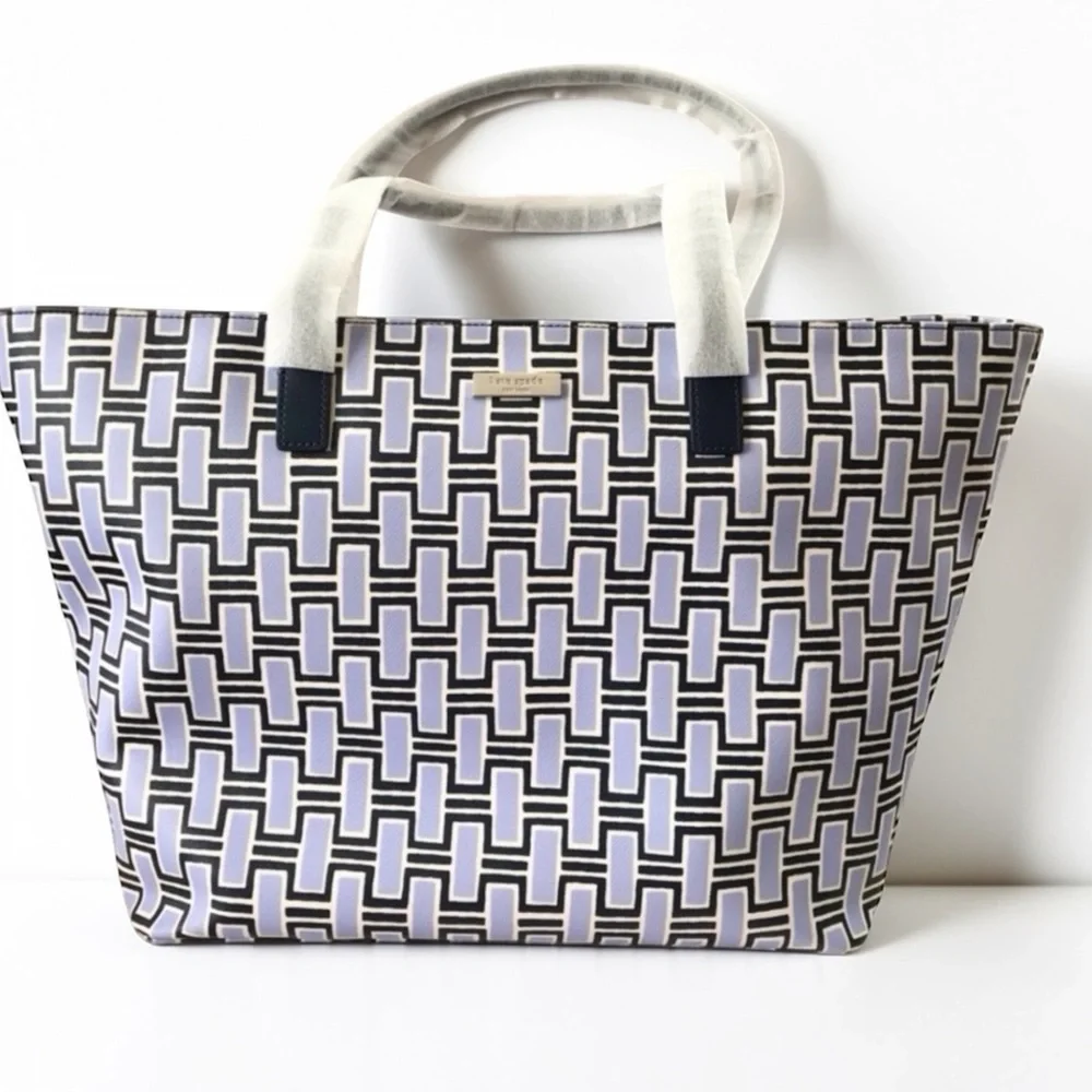 🆕 Kate Spade Shore Street Forest Geo Handbag